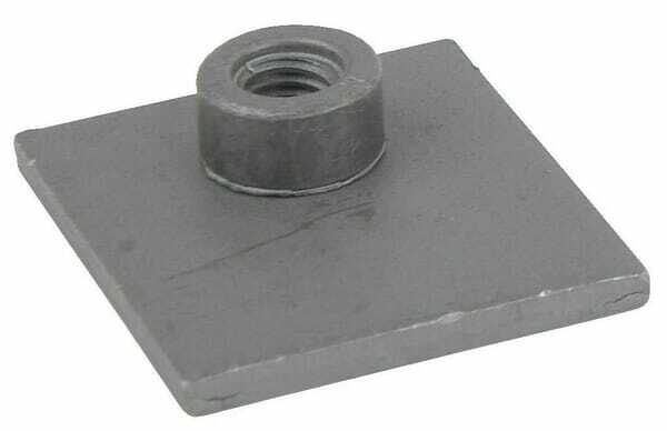 Pièces agricoles - Hydraulique - Plaque à souder simple GR.0