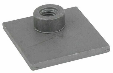 Pièces agricoles - Hydraulique - Plaque à souder simple GR.0