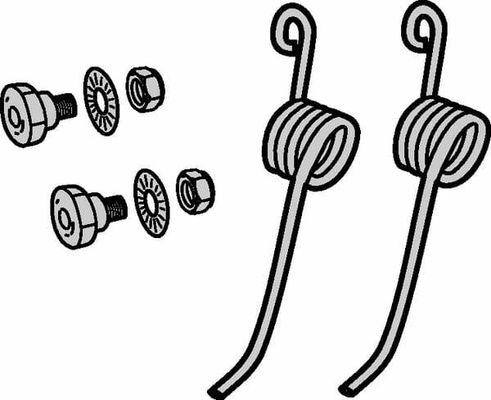 Pièces agricoles - Jardin et forêt pièce adaptable - Jeu de ressorts de scarificateur