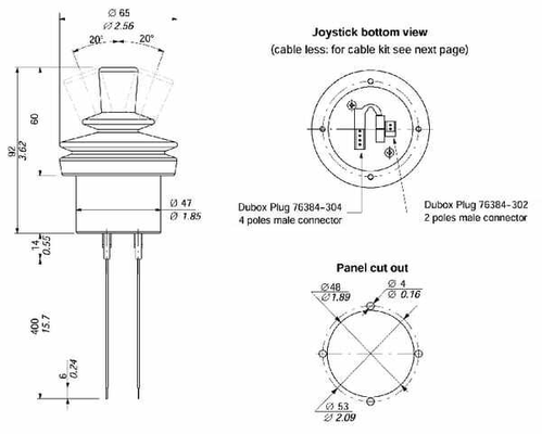 Pièces agricoles - Hydraulique - Electrique Prop. Levier PVG 32