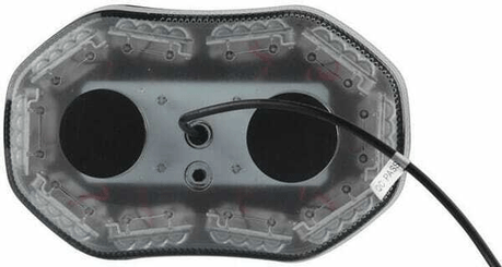Pièces agricoles - Eclairage - Barre lumineuse LED, 50W, 12-24V, ambre, à boulonner/magnétique, 380mm, Kramp