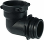 Courbe filet femelle - mâle 90° T6/T6