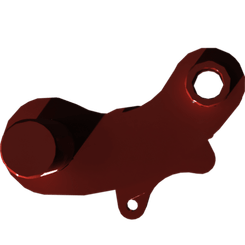 Pièces agricoles - Pièce divers - arbre de réglage soudé -peint-