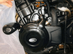 Couvre-carter gauche R&G RACING noir Honda CBR400/500