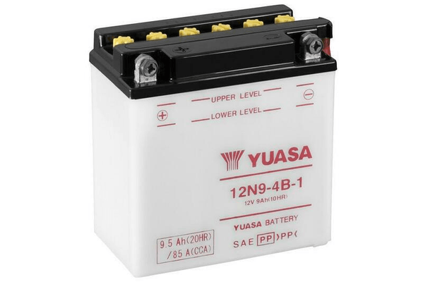 Pièces Quad & Motos - Electrique - Batterie YUASA conventionnelle sans pack acide - 12N9-4B-1