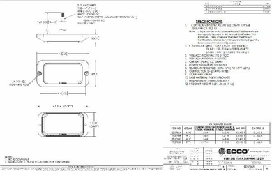Pièces agricoles - Eclairage - Clignotant 8 LED 12/24V blanc