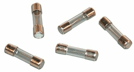Pièces agricoles - Eclairage - Fusible verre 4A longueur 20mm pack 50x