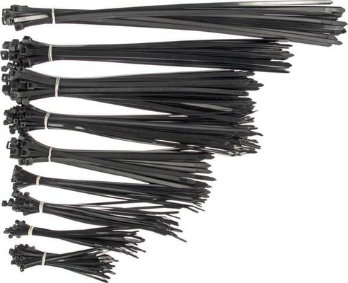 Pièces agricoles - Fasteners - Assortiment de colliers de serrage, noir, 300 pièces