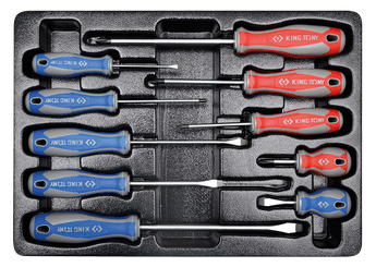 Outils - Outils divers - Plateau thermoformé jeu de tournevis
