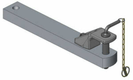Barre d'attelage 90x50 L640mm Cat. 2 diamètre 31,5mm