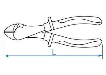 Outils - Outils divers - Pince coupante diagonale 185mm isolée VDE EN60900