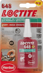 Chimie - Chimie divers - Colle pour roulement forte 648 - 24ml