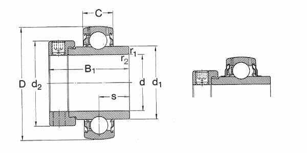 Pièces agricoles - Roulements - Roulement SKF