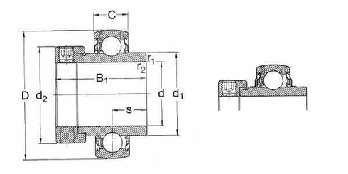 Pièces agricoles - Roulements - Roulement SKF