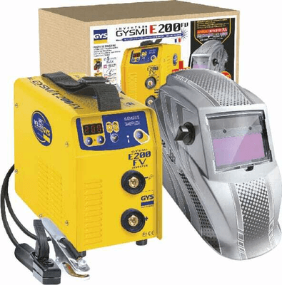 Pièces agricoles - Outils atelier - Poste à souder Inverter GYSMI E200 FV + masque