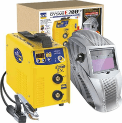 Pièces agricoles - Outils atelier - Poste à souder Inverter GYSMI E200 FV + masque