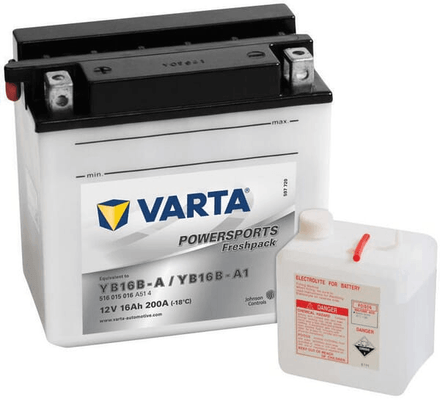 Pièces agricoles - Eclairage - Batterie 12V 16Ah 200A Sports motorisés Freshpack VARTA