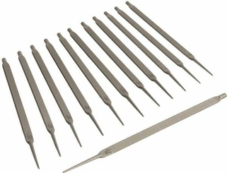 Pièces agricoles - Jardin et forêt pièce adaptable - Lot de 12 - lime plate pour double angle de coupe droite