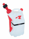 Bidon d'essence RACETECH remplissage rapide 15L translucide/rouge