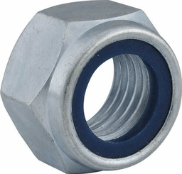 Pièces agricoles - Fasteners - Ecrou hexagonal autobloquant à bague nylon DIN985 M12x1.75 Kramp