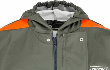 Vêtements et protections - Vêtement  - manteau de pluie vert/orange S