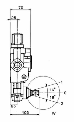 Pièces agricoles - Hydraulique - Distributeur SD11-1-18L-AET/AE