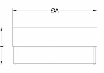 Pièces agricoles - Hydraulique - Bouchon pour VCR 1"