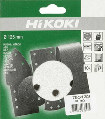 Outils - Outils divers - Disque abrasif Ø125mm k80 10 pièces blanc