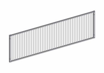Accessoires et options matériel  - Matériel d'élevage - autre - GRILLE HAUTE DE BOX BARREAUDEE L.3.50M