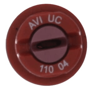 Pièces agricoles - Pièce Pulvérisateur - Buse à injection d'air AVI-UC 110° 04 céramique rouge Albuz