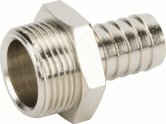 Pièces agricoles - Pièce pneumatique - Embout de tuyau 16 mm x 3/4"