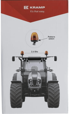 Pièces agricoles - Eclairage - Jeu de 2 gyrophares LED synchronisables TWIN, 12-24V, flexibles