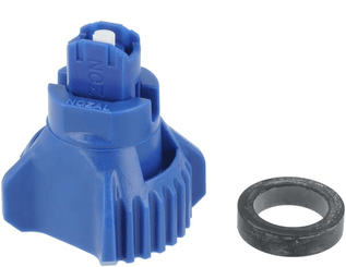 Pièces agricoles - Pièce Pulvérisateur - Jeu de buses à injection d'air (8 pièces) ADX 120° 03 bleu