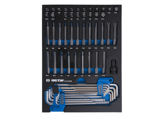 Outils - Outils divers - Module mousse + PP 61pcs embouts et clés mâles