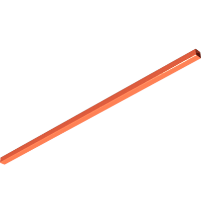 Pièces agricoles - Pièce divers - tube carré f. herse 1400mm -peint-