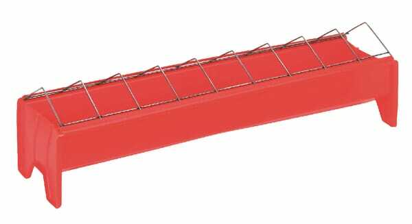 Pièces agricoles - Cloture,Jardin & Sylviculture - Mangeoire 12x75cm volaille PVC
