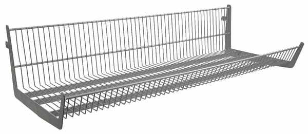 Pièces agricoles - Magasin - Panier susp. 47x100, blanc/alu