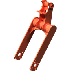 Pièces agricoles - Pièce divers - Bras oscillant étroit soudé peint