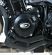 Couvre-carter gauche R&G RACING noir Kawasaki Z900