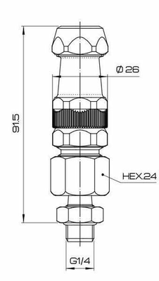 Pièces agricoles - Pièce Pulvérisateur - Buse de pulvérisateur M60 15mm