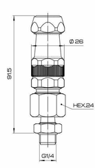 Pièces agricoles - Pièce Pulvérisateur - Buse de pulvérisateur M60 15mm