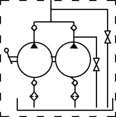 Pièces agricoles - Hydraulique - Pompe à main HP 2P/Q incl.rése