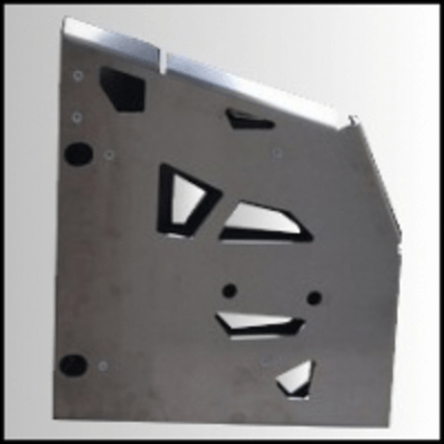 Pièces Quad & Motos - Equipement véhicule - Protection de marche pied AXP - aluminium 4mm Polaris Sportsman XP850
