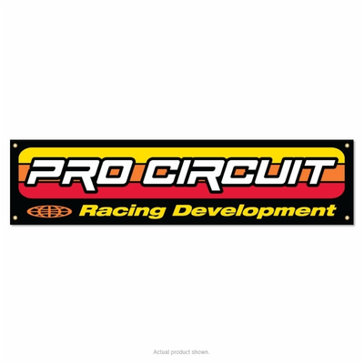 Pièces Quad & Motos - Pièces communes - Bannière PRO CIRCUIT logo origine 90"x23"