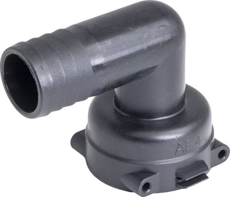 Pièces agricoles - Pièce Pulvérisateur - Raccord à fourche, femelle 90° AF4, embout de tuyau 25 mm
