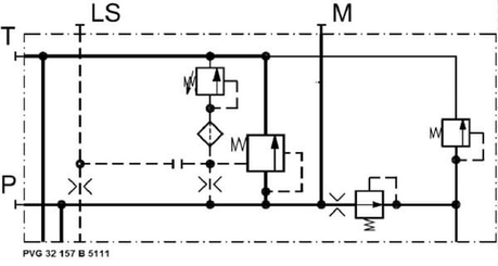 Pièces agricoles - Hydraulique - Module pompe PVP CC 157B5111