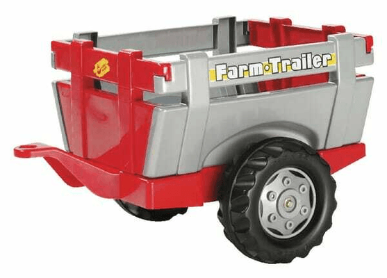 Loisirs - Jouets - Remorque, rouge/argent, à partir de 2,5 ans, rollyFarm de Rolly Toys