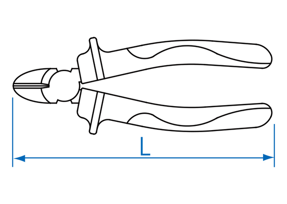 Outils - Outils divers - Pince coupante diagonale 165mm isolée VDE EN60900