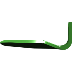 Pièces agricoles - Pièce d'usure Herse Rotative - Dent Quick-Fit droite 15mm