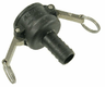 Raccords Camlock Type C 1" en polypropylène